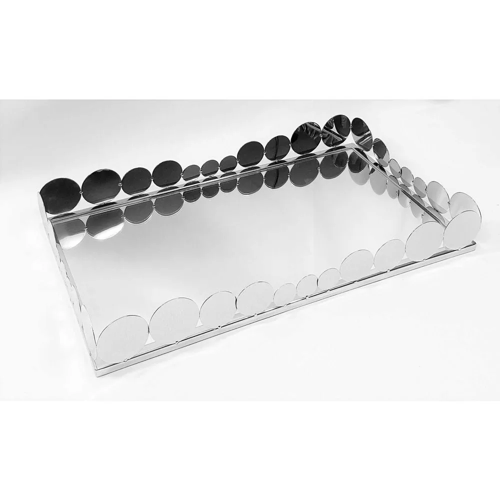 Elegance 19 . x 11.5 . Rectangular Tray Mirror