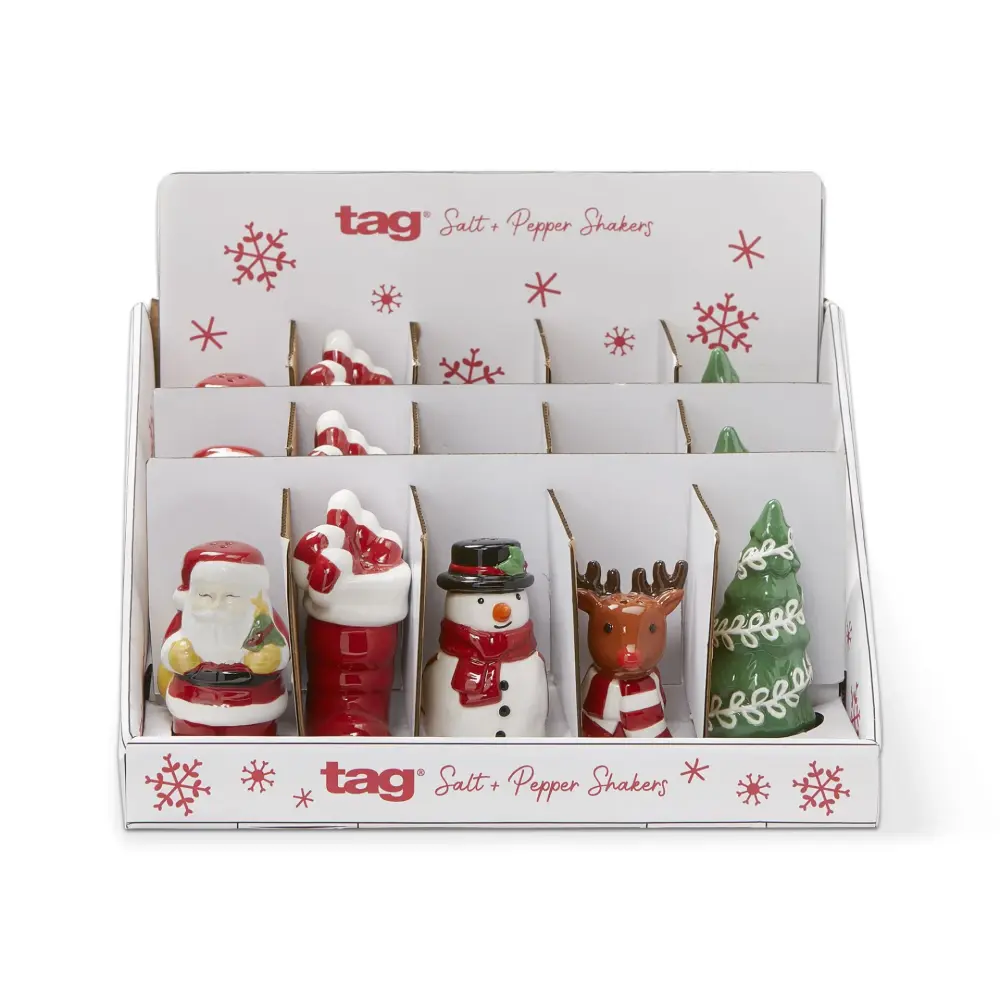 Ergonomic Turner Holly Jolly Salt & Pepper Shaker
