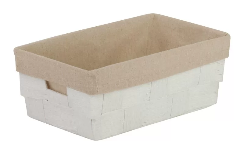 Honey-Can-Do STO-03725 Shelf Tote White Organizing