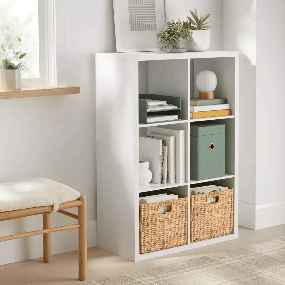 6 Cube Arranger Cube Arranger Shelf Home Organization and Storage GLOBAL ECOMMERCE