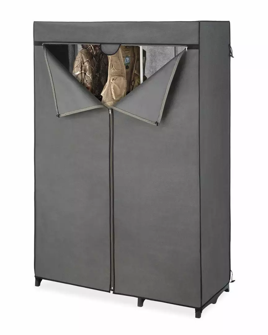 Whitmor Deluxe Utility Closet Arranger 6 Shelves Metal Removable Cover