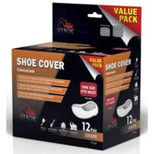 Medline VEN28200 Shoe Covers 12-Pack Disposable Medical or Industrial Use