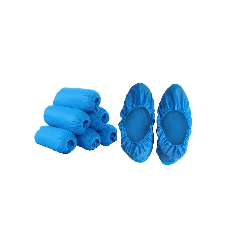 Synguard 123456 Disposable Shoe Cover Blue Polyethylene 10 Pair