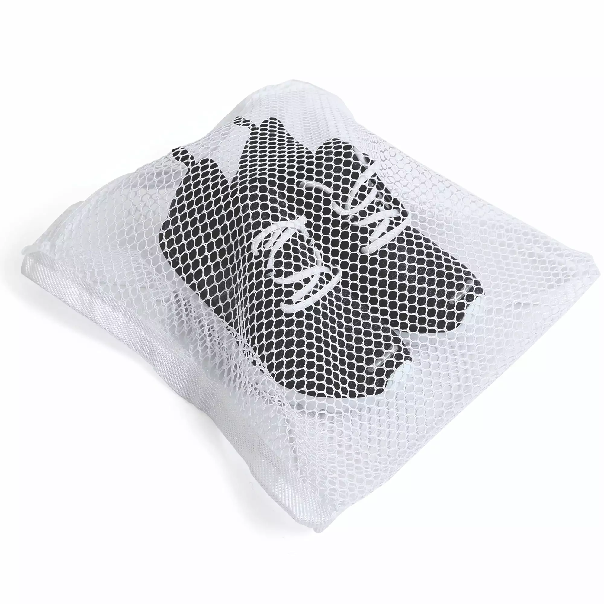 Intelligent Design Sneaker Dryer and Wash Bag Elastic Straps 15.5 x 15.5 Inch White Smart Design?