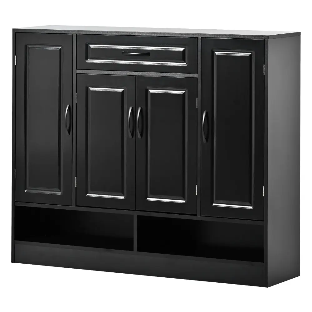 Sleek And Contemporary Shoe Cabinet Adjustable Shelves, Space Saving Design