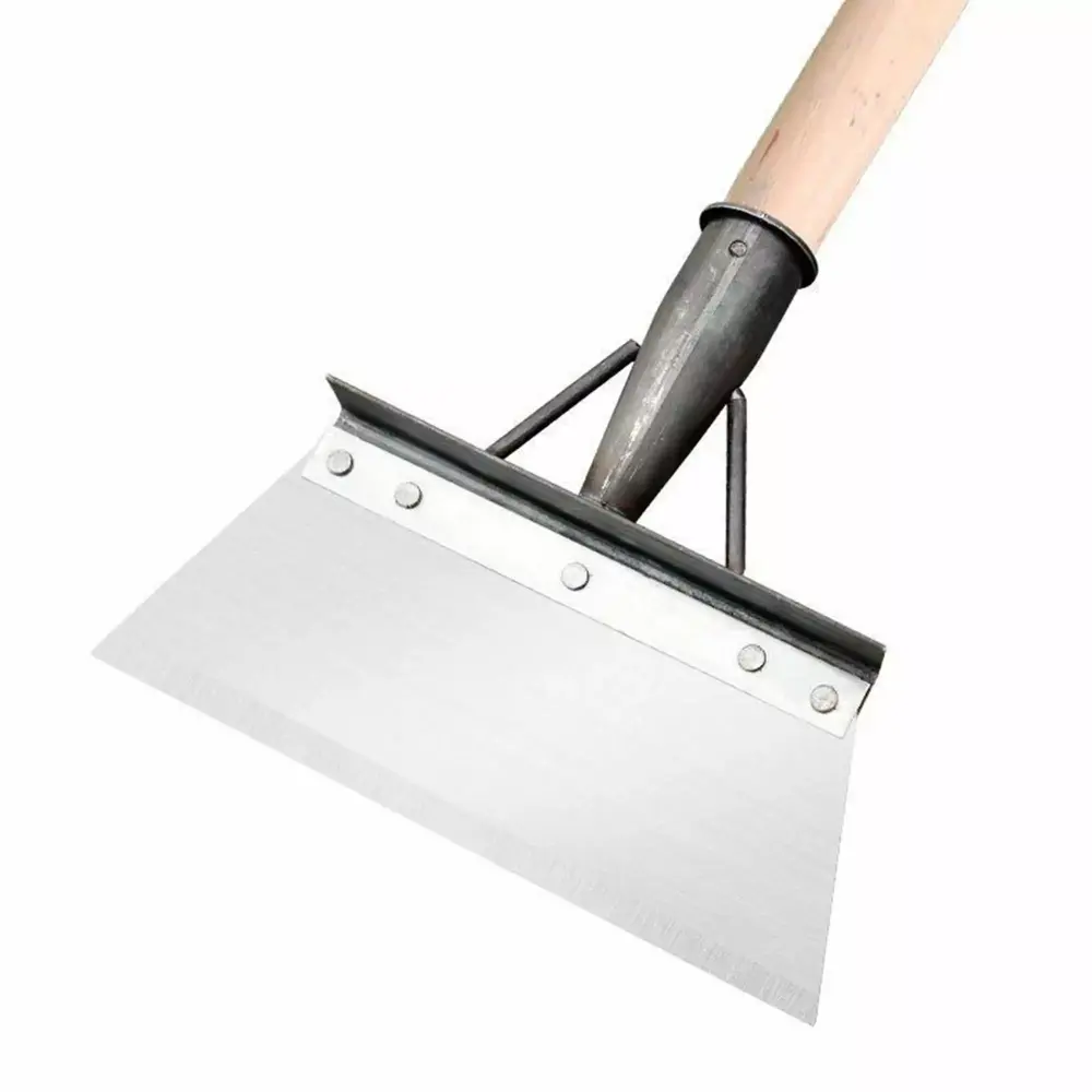 KelaJuan Garden Shovel Multi-Practical Steel Flat Shovel Spade Cleaning Scraper Tool 20cm30cm