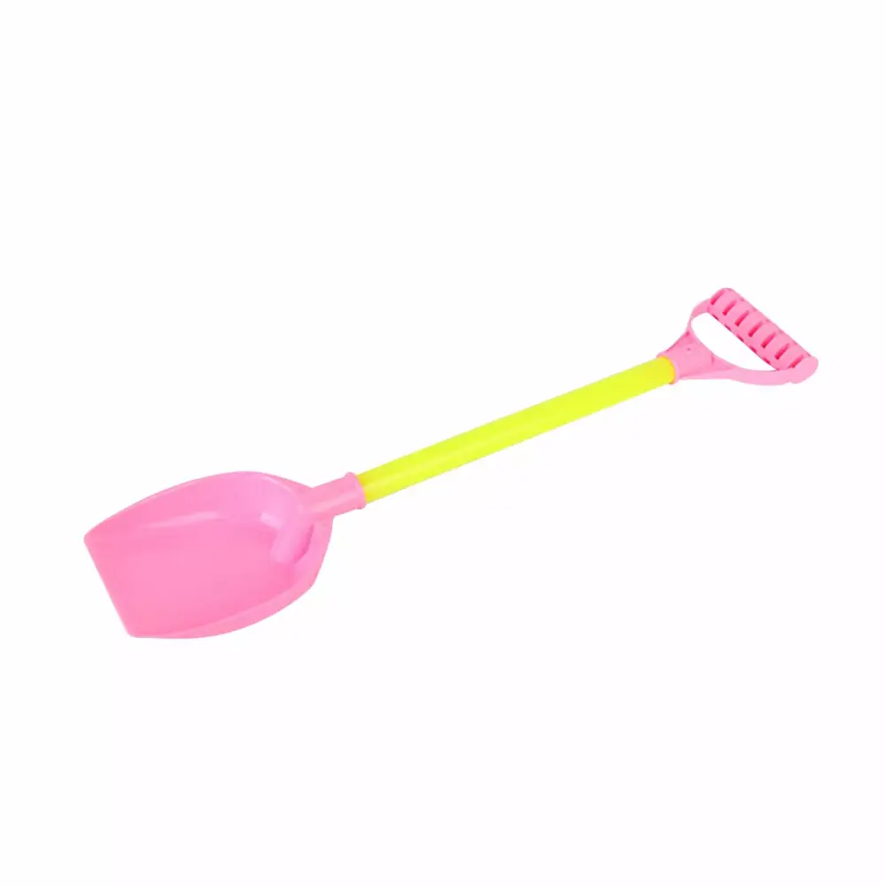 Mortilo Camping Hiking Children's Snow Shovel Beach Shovel Hard Handle Winter Outdoor Tool Pink One
