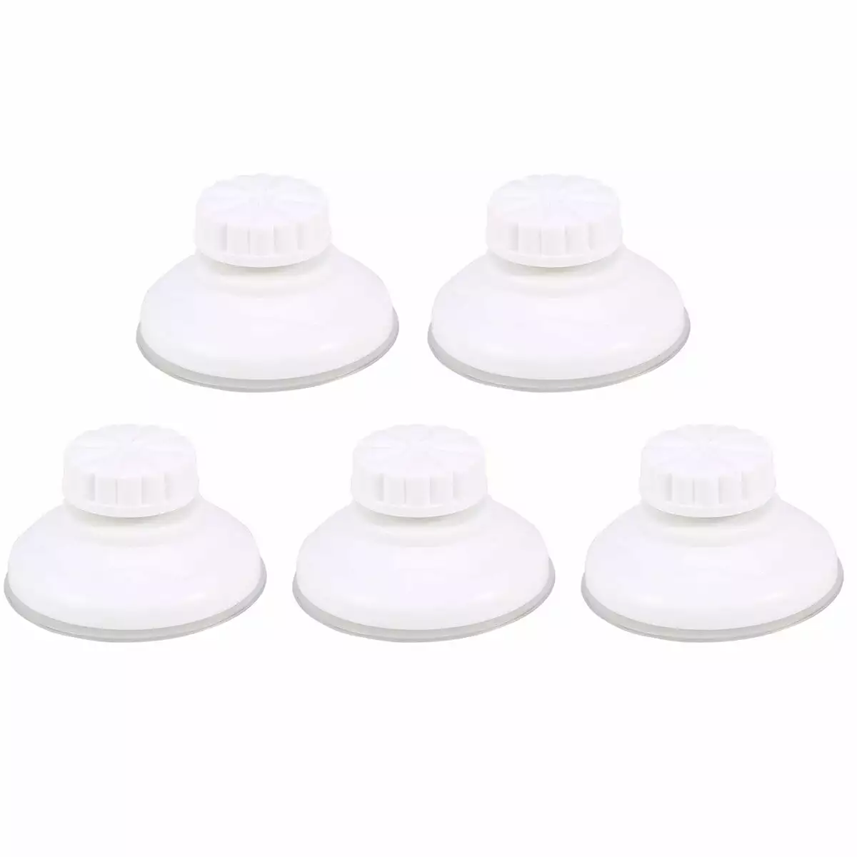 5pcs 6.1cm PVC Rotate Vacuum Suction Cups Accessory Screw Pole Bath Shelf Shower Caddies Tingshir