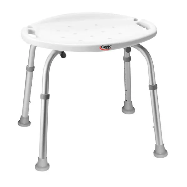 Carex FGB75200 0000 Bath and Shower Seat White Comfortable Bathing