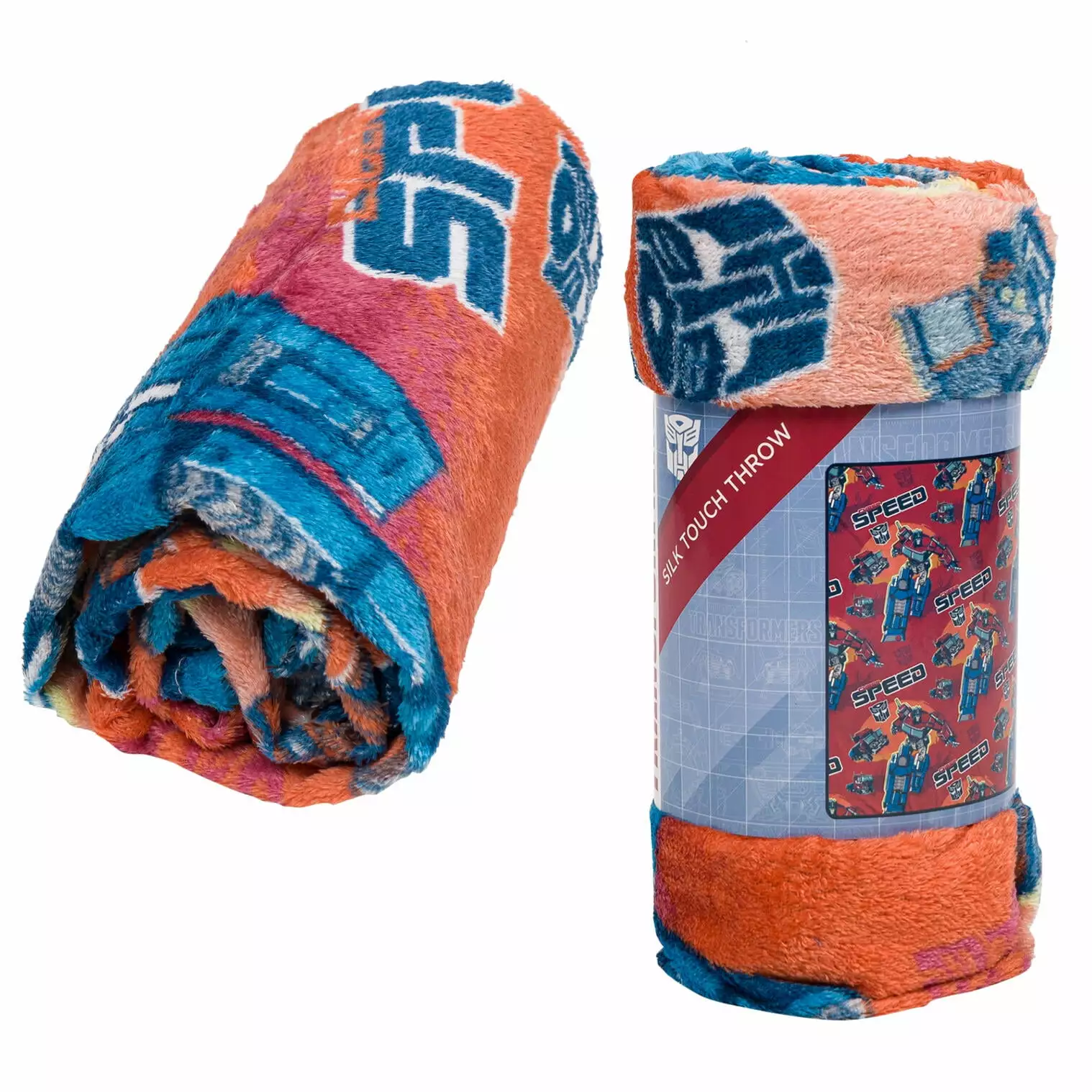 Changeers 40 x 50 Silk Touch Throw Blanket SPEED Kids and Adults Transformers