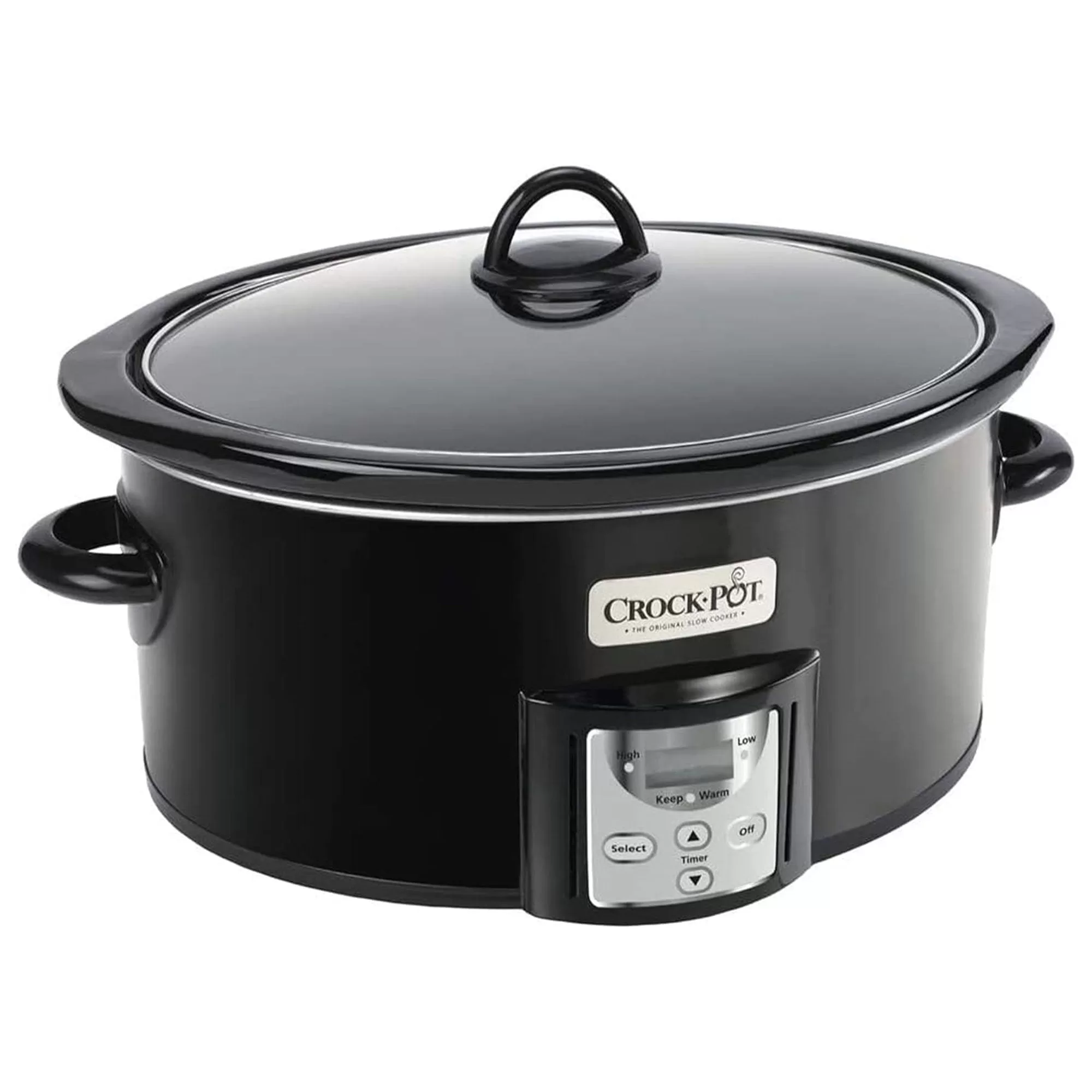 Crock-Pot 4 Quart Digital Count Down Slow Cooker Kitchen Appliance Black