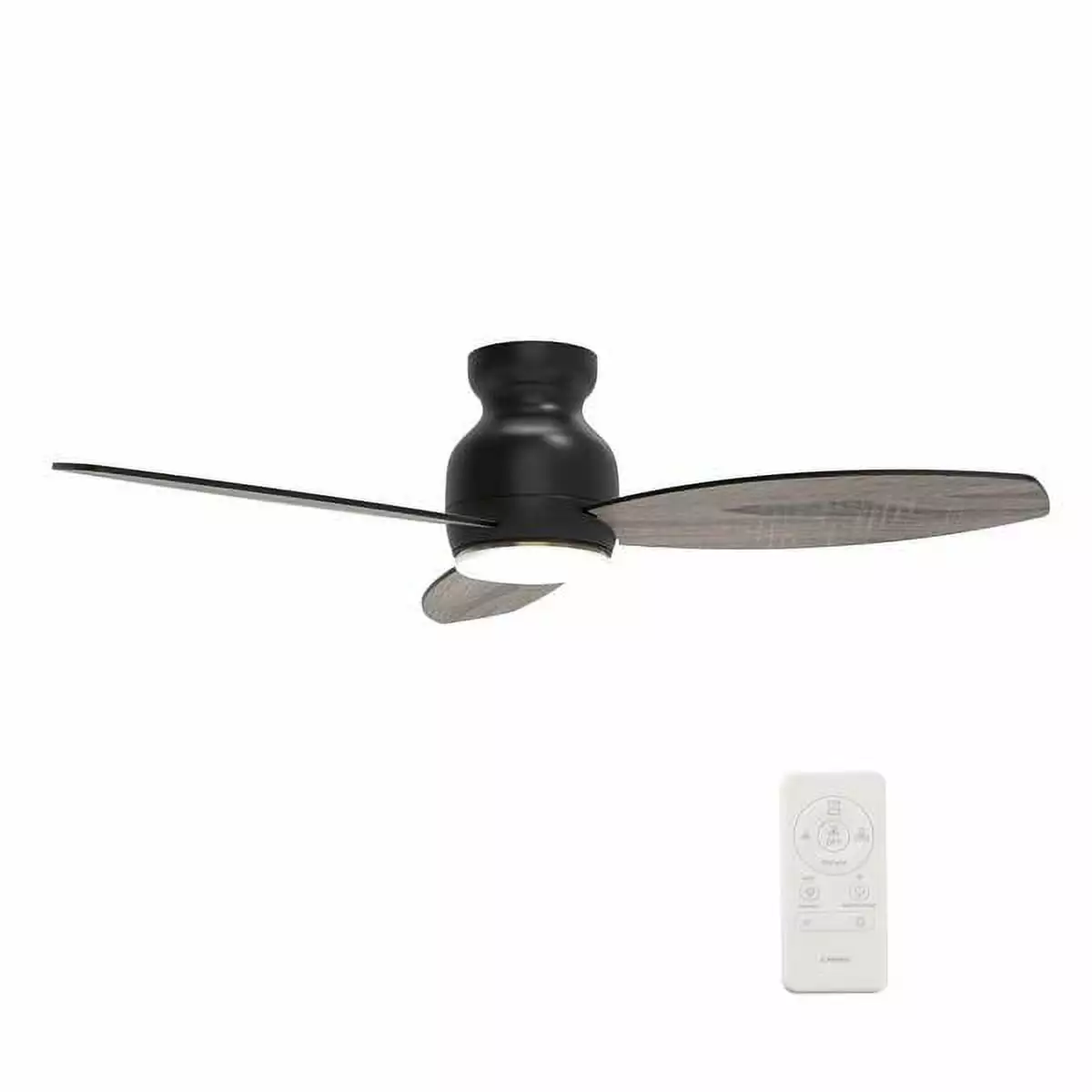 Carro Trento 52-inch Intelligent Ceiling Fan Remote Light Kit Included Black Finish