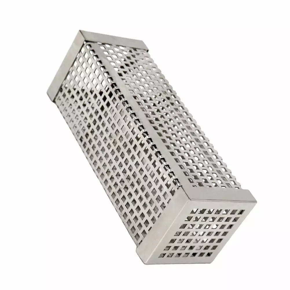 6 Inch Stainless Steel Pellet Smoker Tube Cold Hot Smoking Travel-friendly BBQ Wood Pellet Tube Smoker Eease