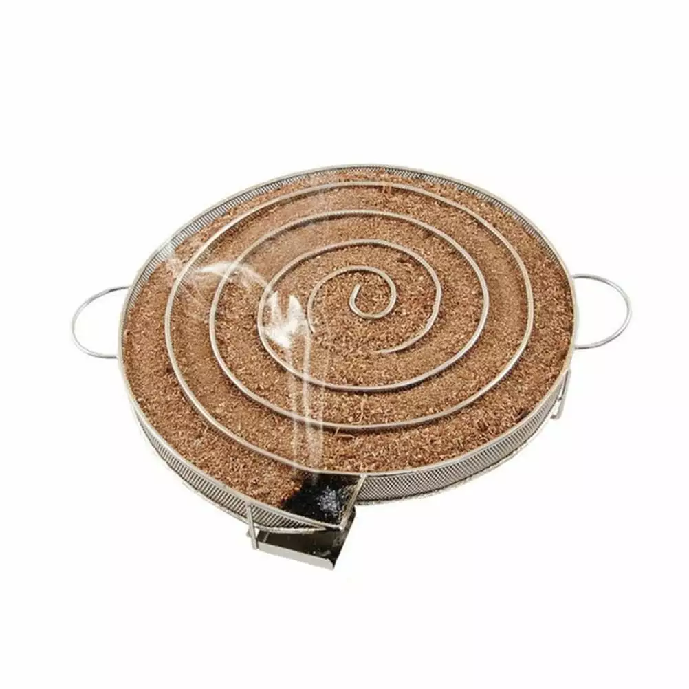 Round Stainless Steel Cold Smoke Generator BBQ Salmon Meat Outdoor TaiYuanShiXuKongShang