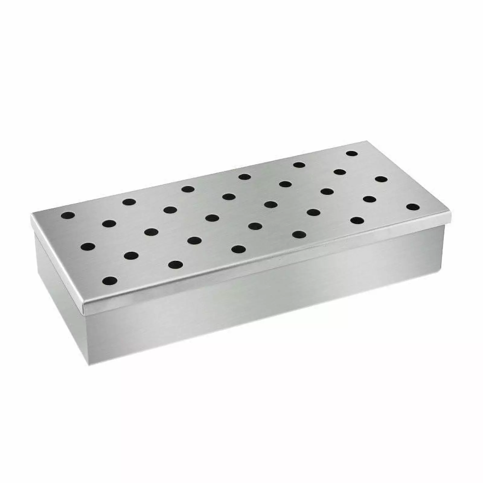 Zmeidao Stainless Steel BBQ Smoker Box Sawdust Fruit Wood Charcoal Outdoor Grilling