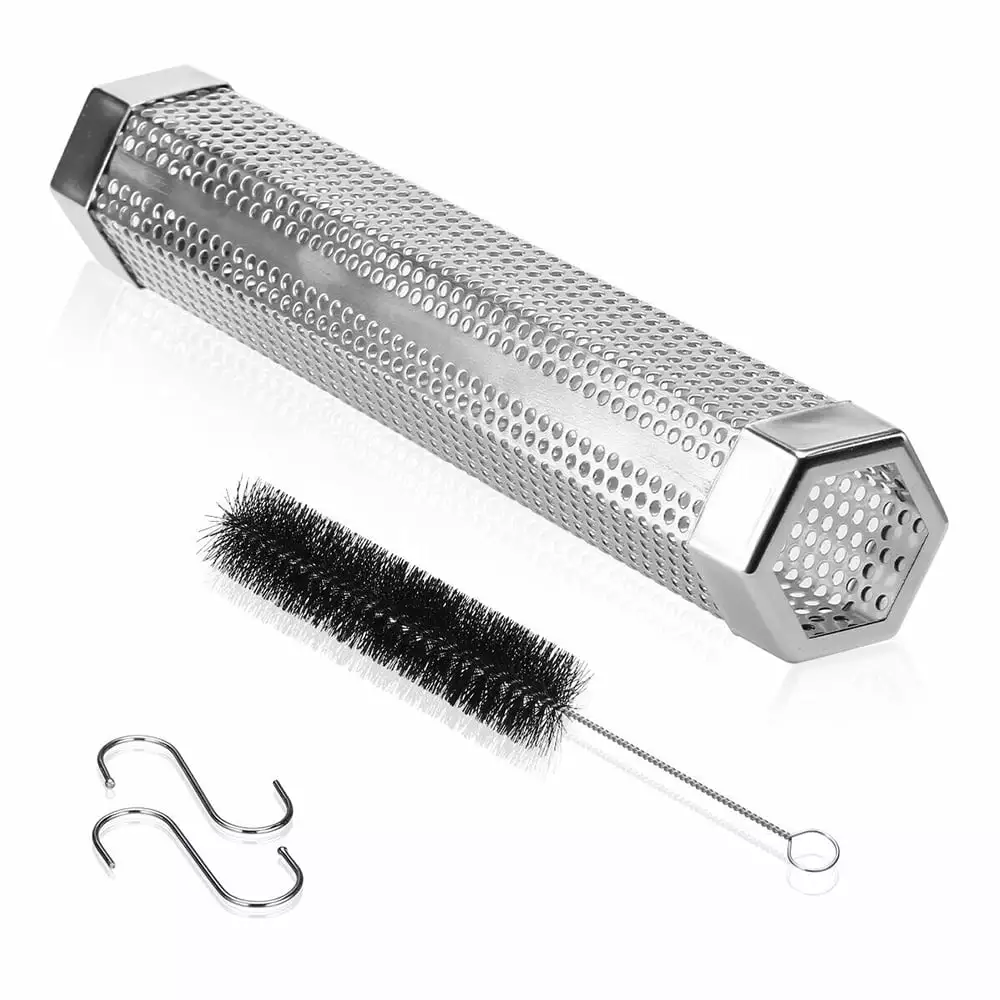 12 Inch Stainless Steel Pellet Smoker Tube Cold and Hot Smoking All Grills Bukoa