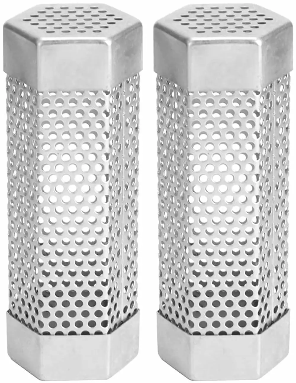 NOGIS 2 Pack Pellet Smoker Tubes - 6 Inch Stainless Steel BBQ Grill Smoker Electric Gas and Charcoal