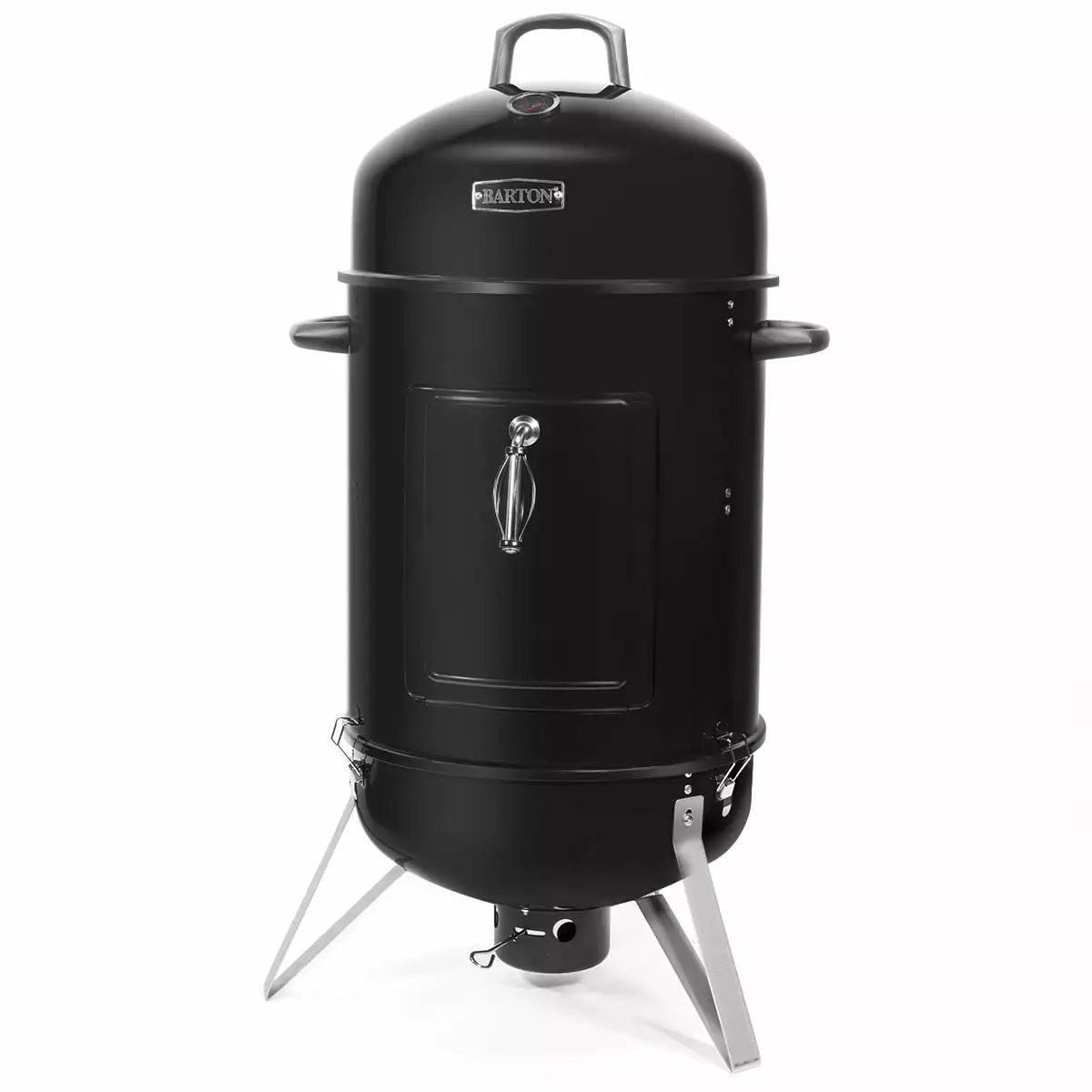 Barton Vertical 18 Charcoal BBQ Smoker Temperature Gauge Outdoor Cooking