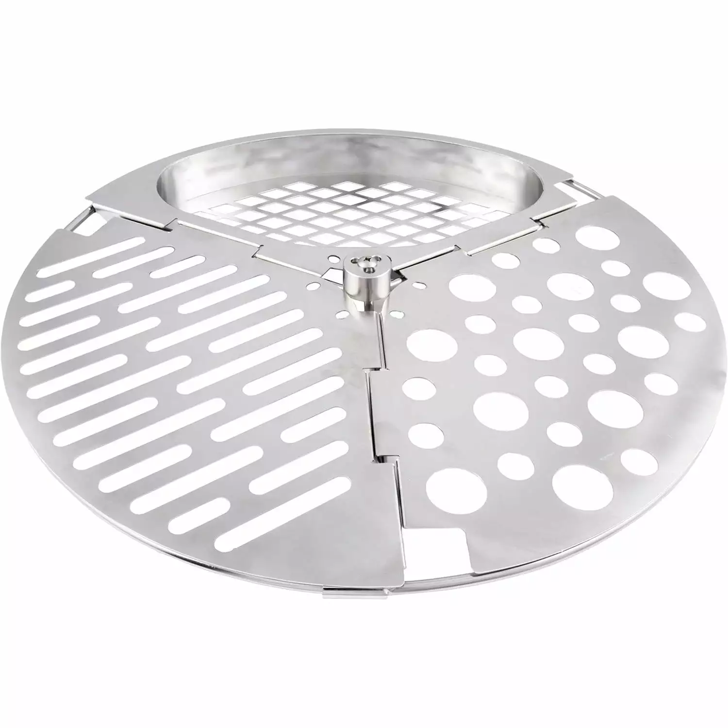 Oklahoma Joe's Bronco Drum Smoker Triple Grate 4419599P04 Silver Qizong