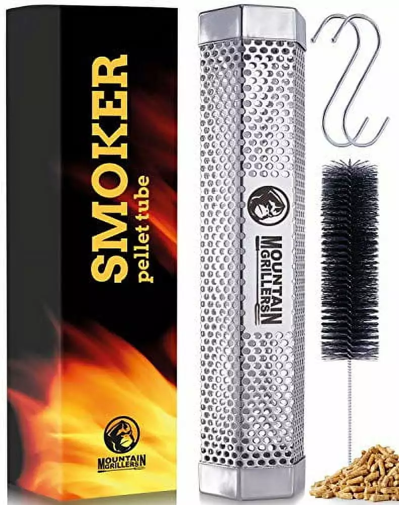 12 Inch BBQ Pellet Smoke Tube Mountain Grillers Enhanced Grilling Flavors