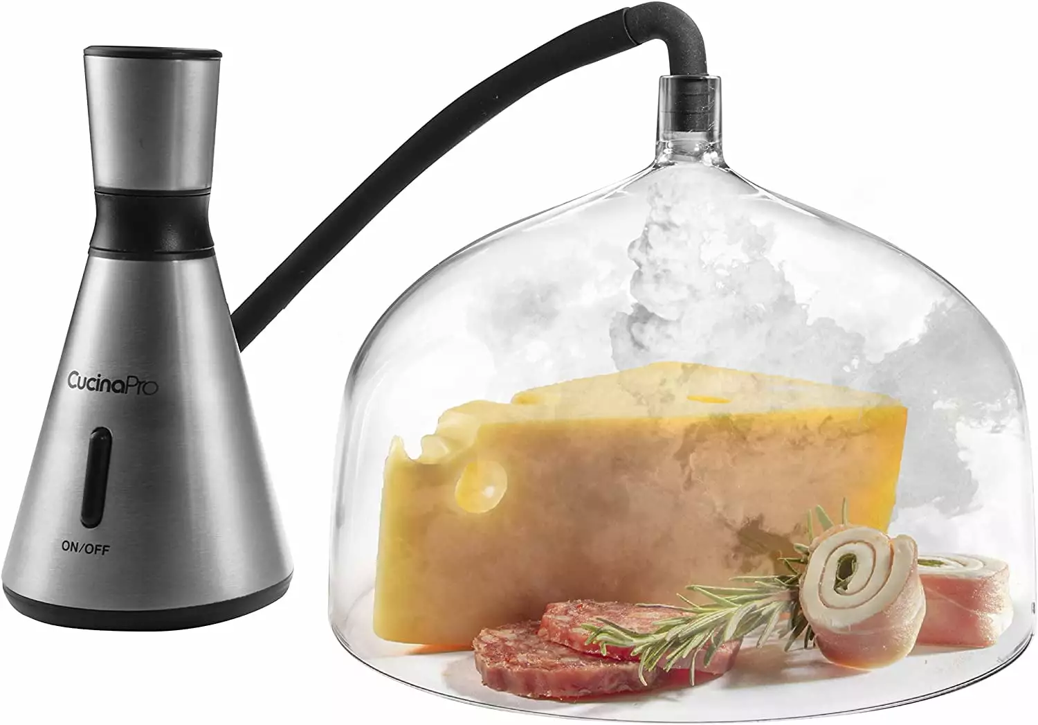 Smoking Gun XL Dome Indoor and Outdoor Meat Cheese and Cocktail Smoking CucinaPro