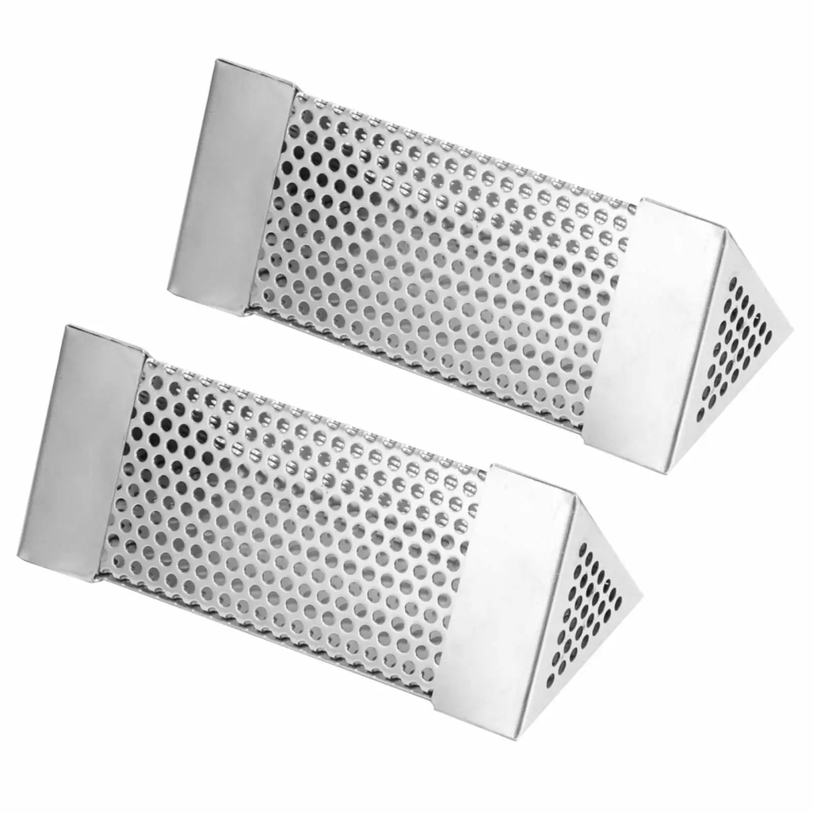 2Pcs BBQ Grill Smoker Tube Mesh Pellets Smoke Box 6in Stainless Steel szzhuangmeilicailiao