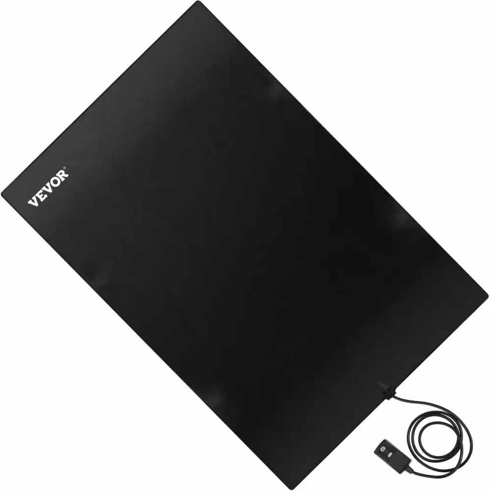 VEVOR Snow Melting Mat 40in x 60in Heated Walkway Mat 110V PVC Slip-proof Winter Outdoor Mat 2in per Hour Melting Speed 10ft