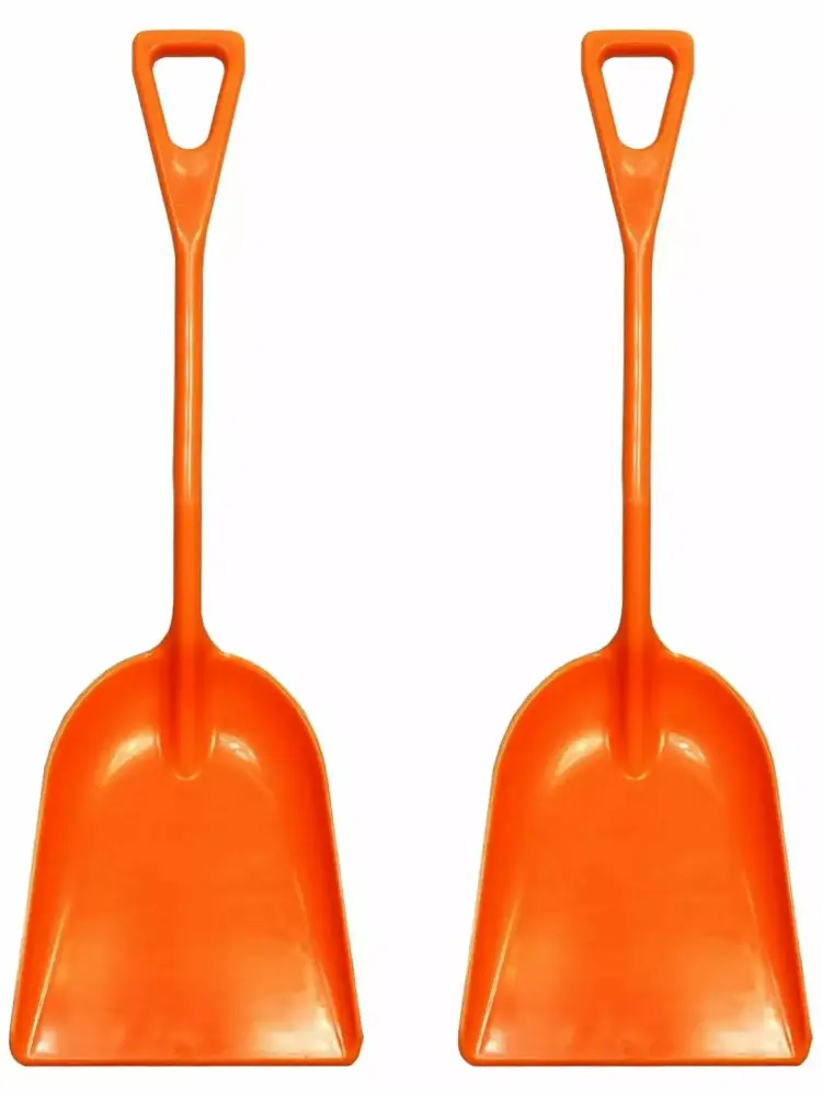 2-Pack Plastic Snow Shovel Multi-Purpose Durable Winter Snow Removal Tool 1