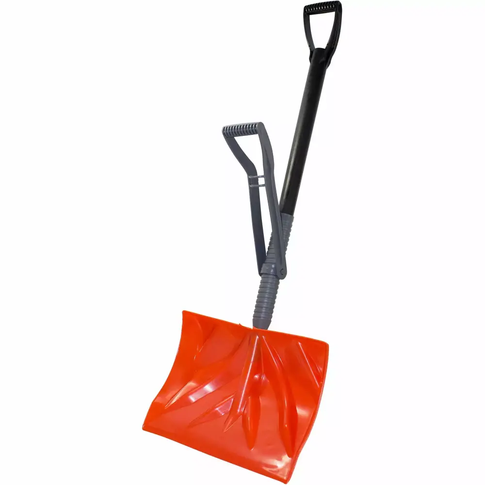 Bigfoot 18 Combination Snow Shovel Adjustable Ergonomic Handle Easy Snow Removal