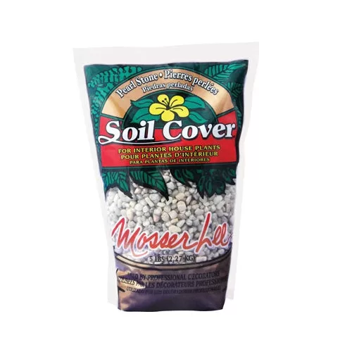 Mosser Lee 1122 Pearl Stone Decorative Soil Cover 1.5 Quart Indoor Plants