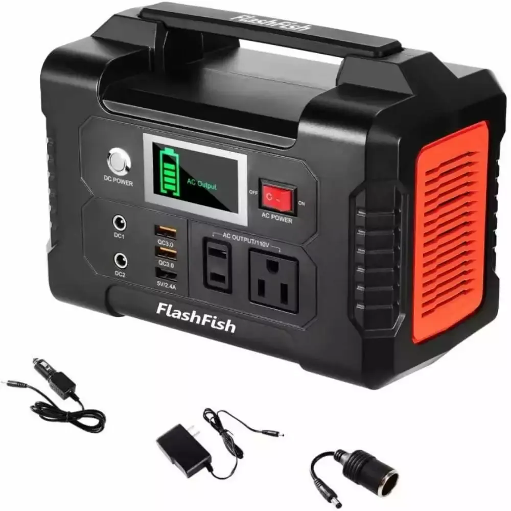 200W Portable Solar Generator 40800mAh Battery 110V AC Outlet CPAP Camping Emergency Clearance