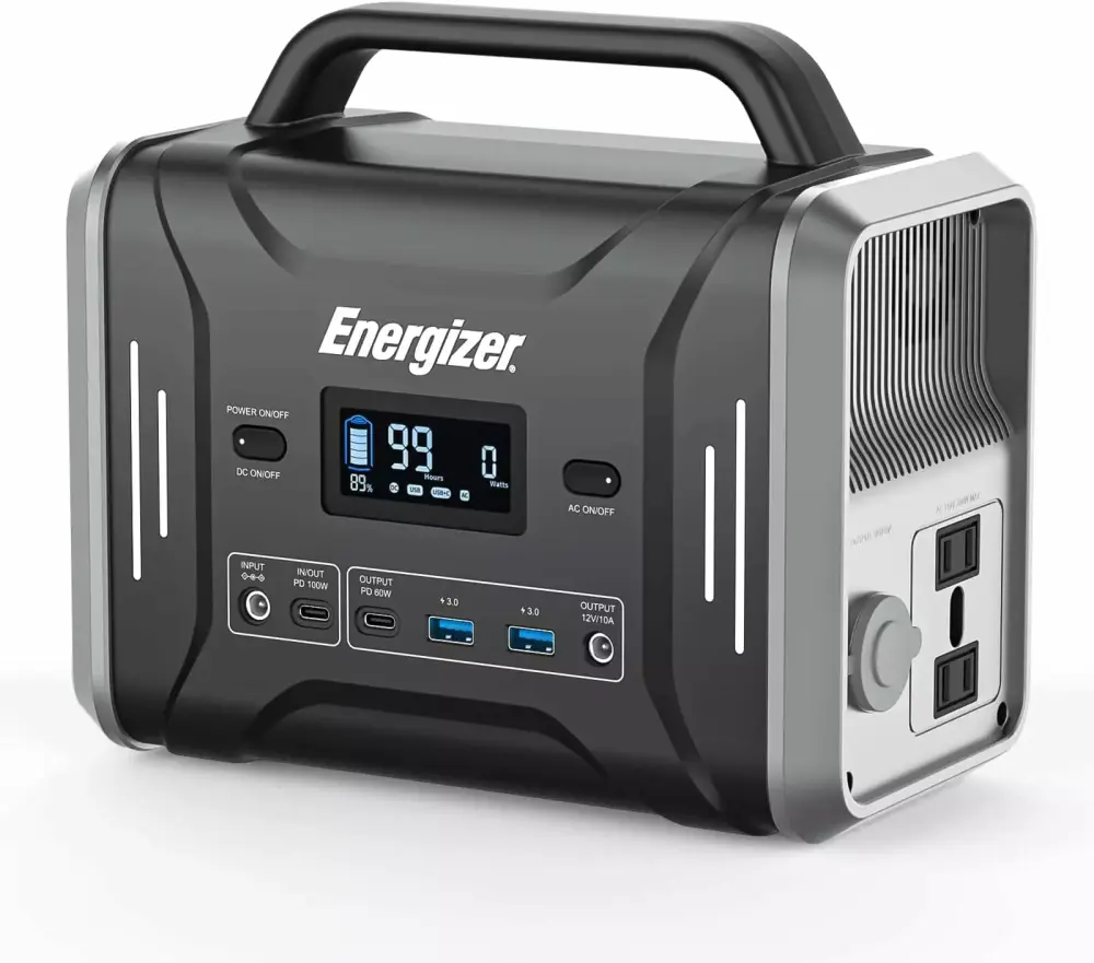 320Wh Solar Generator PD100W Fast Charging 300W Inverter Camping Emergency 110w