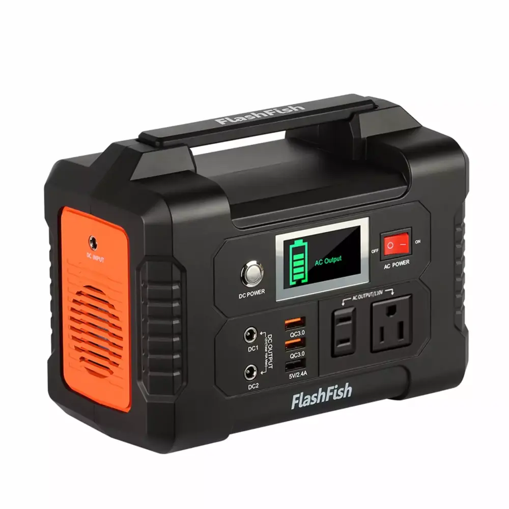 FlashFish 200W Portable Power Station 40800mAh Solar Generator Camping Travel Emergency 200w