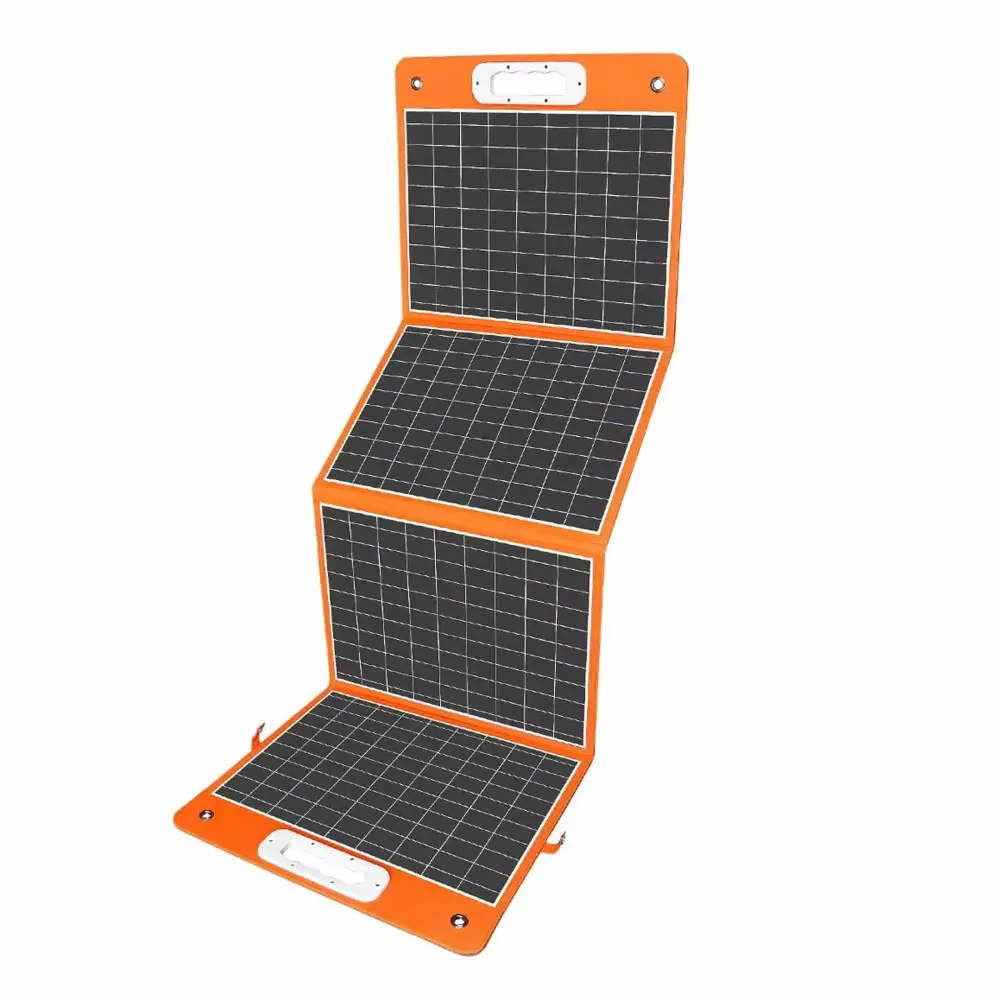 Woooli 100W Foldable Solar Panel USB-C QC3.0 Power Station Phone Laptop Charging