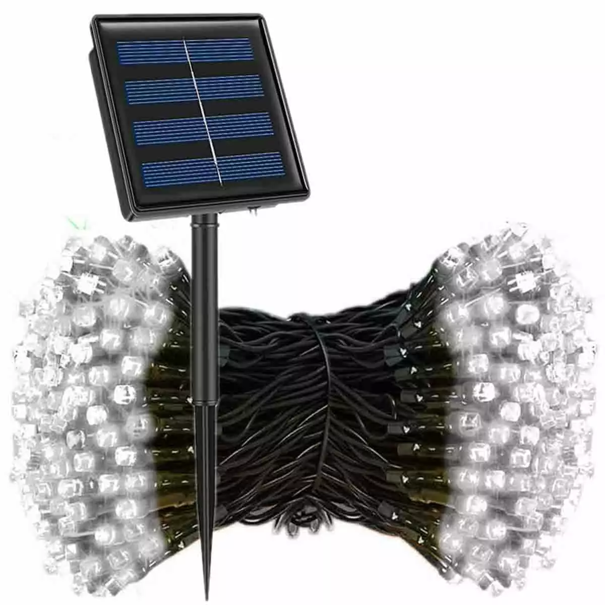 100 LEDs Globe String Lights Waterproof Outdoor Solar Christmas Lights Party Garden Patio None