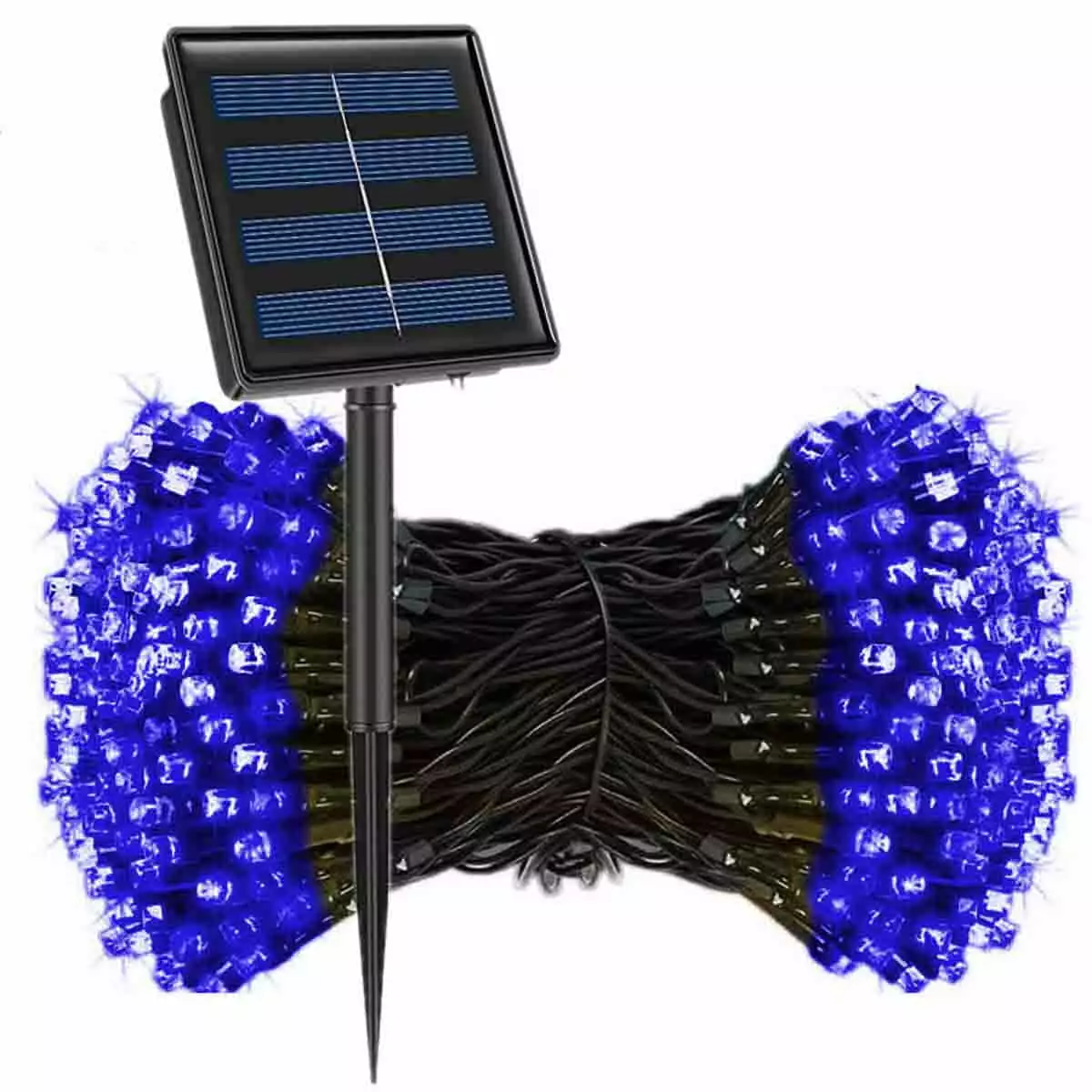39FT Solar String Lights Outdoor 100 LED Extra-Bright Solar Christmas Lights Outdoor Waterproof Green Wire 8 Lighting Mode...