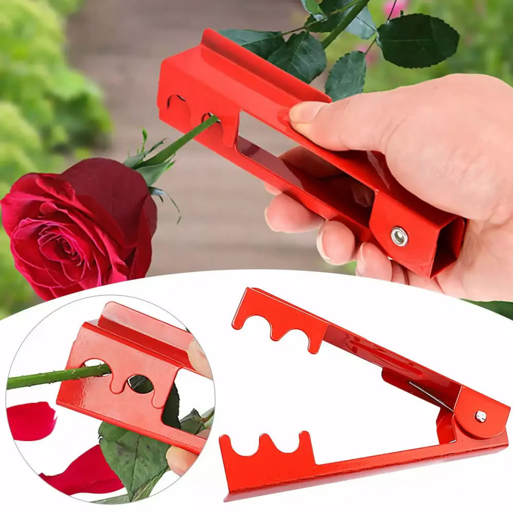 Rose Thorn Stripper Tool - Deburring Pliers Rose Leaf Stripping and Garden Maintenance