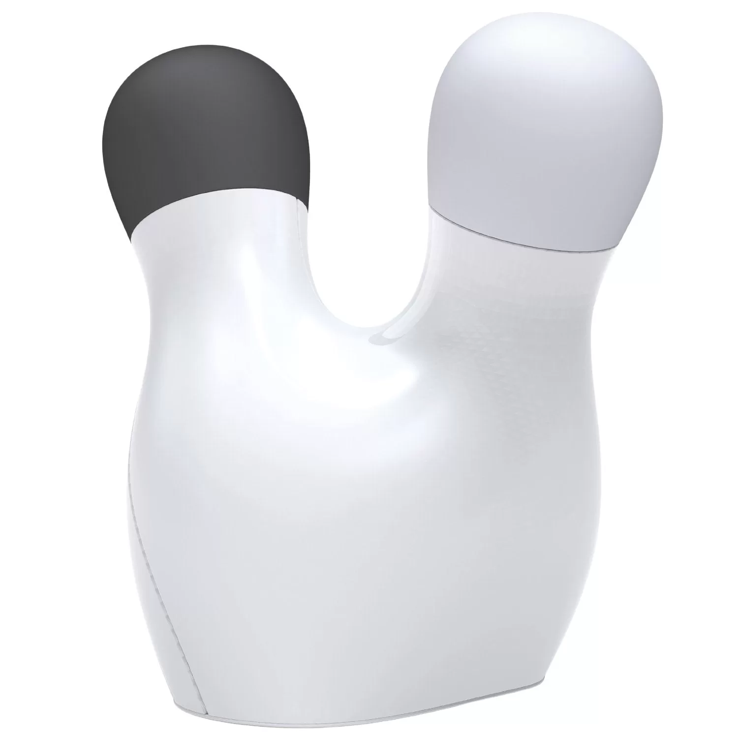 HIC 95148 Dual Ceramic Mill Black and White Salt and Pepper Grinder