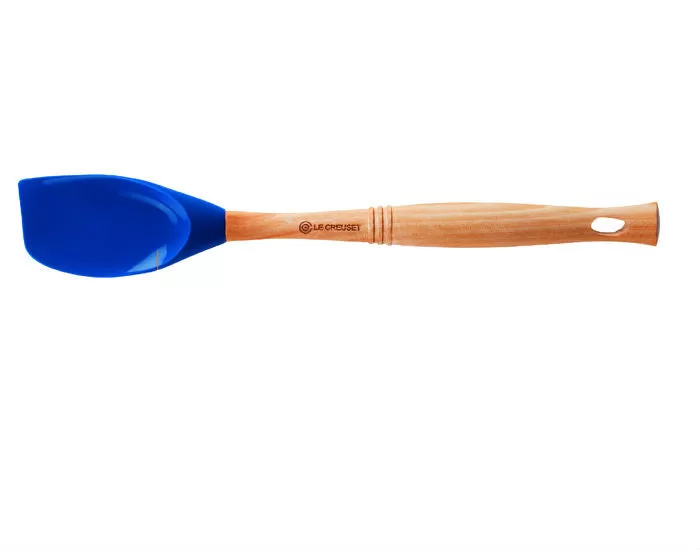 Le Creuset Revolution Right-Handed Silicone Saute Spoon Marseille Color Non-Slip Kitchen Utensil
