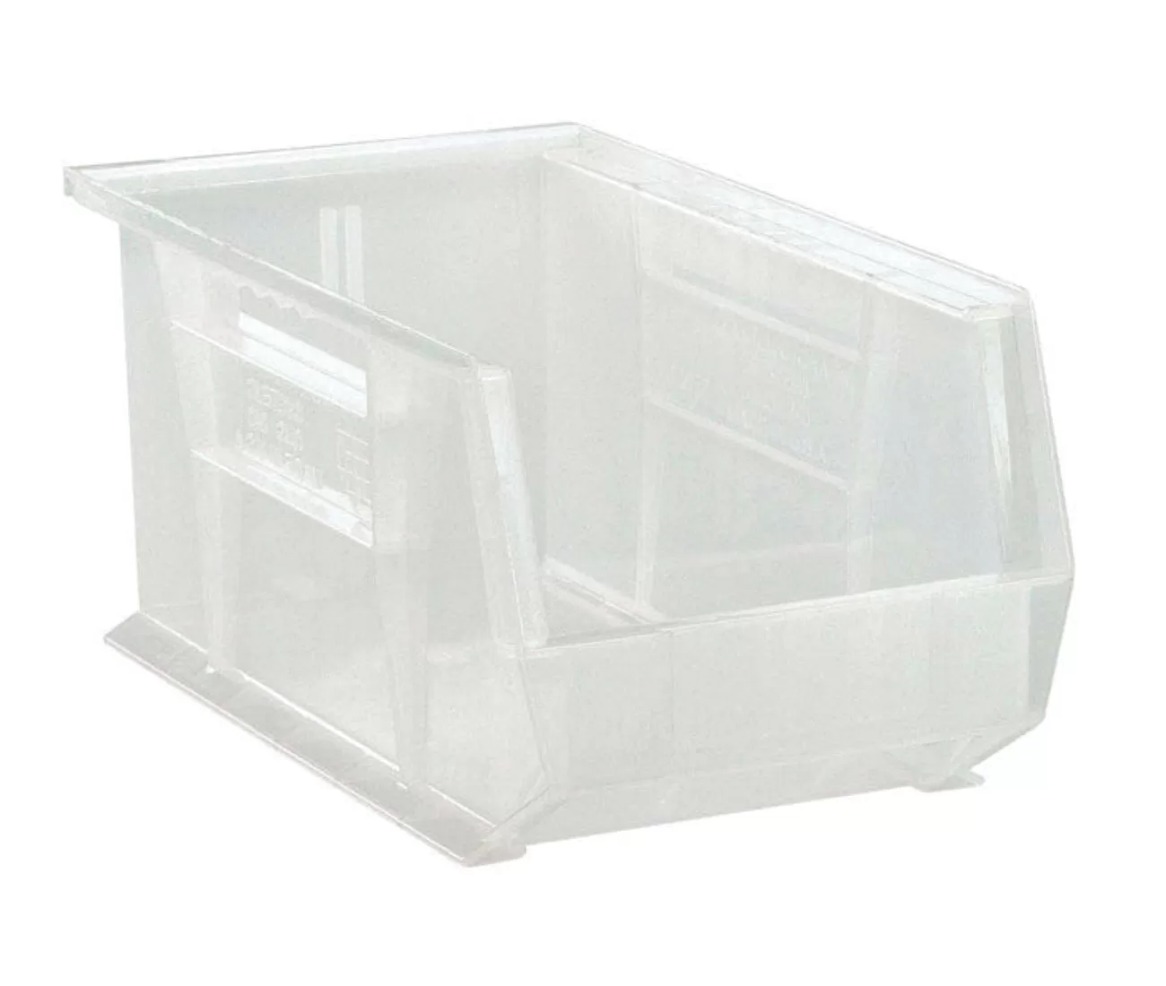 Quantum QUS240CL Ultra Stack and Hang Bin Clear 14-3/4 x 8-1/4 x 7