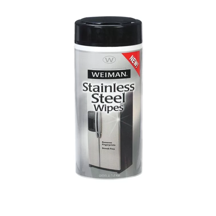 Weiman Stainless Steel Wipes 30 Count Cleaning and Polishing Stainless Steel Surfaces