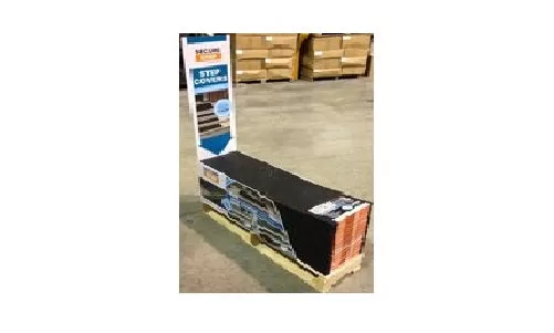 Quality Rubber Resource SOO824 8x24x1/2 Inch Rubber Stair Tread Non-Slip