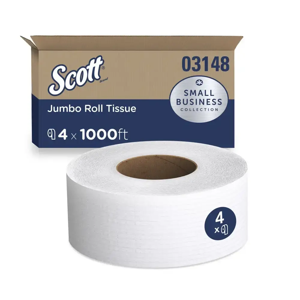 Scott 13607 Toilet Tissue Standard Roll 550 Sheet - Soft Bathroom Tissue