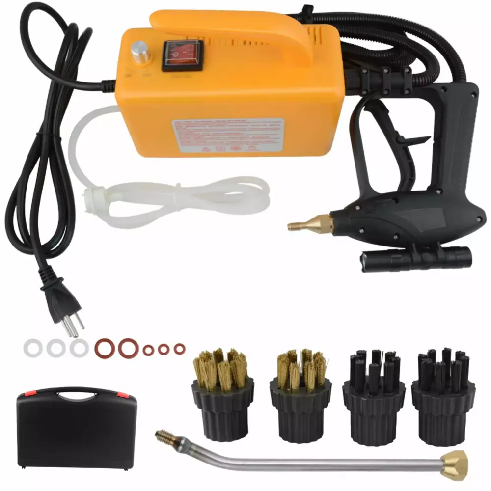 Handheld High-Temperature High-Pressure Steam Cleaner Vehicles - Wet & Dry Travel-Friendly Car Washer