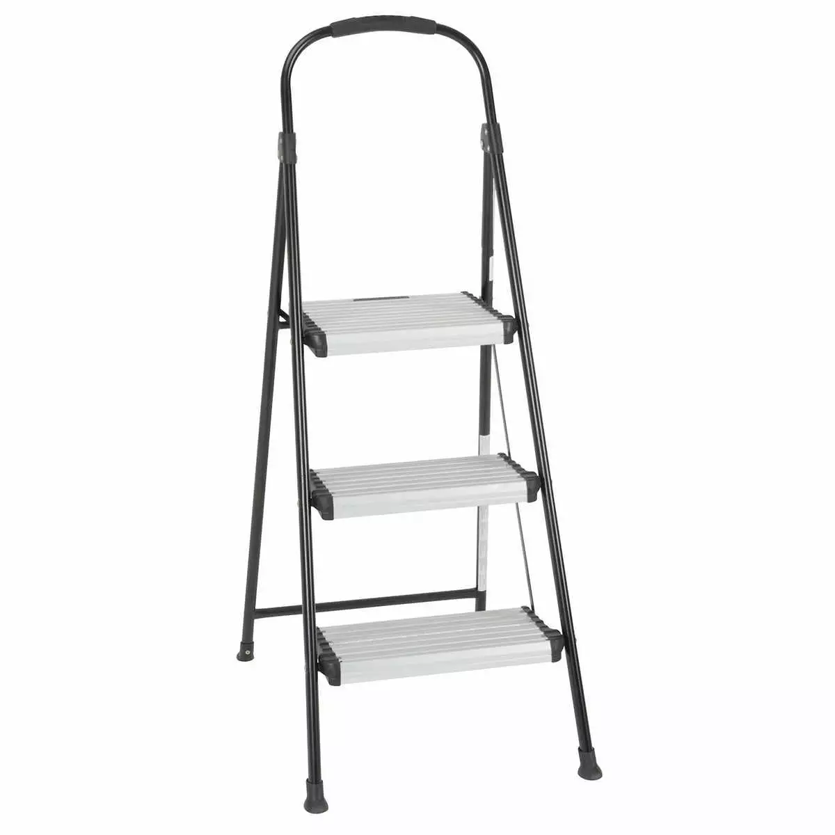 3-Wide Step Folding Step Stool Non-Slip Home Kitchen Bathroom Cosco