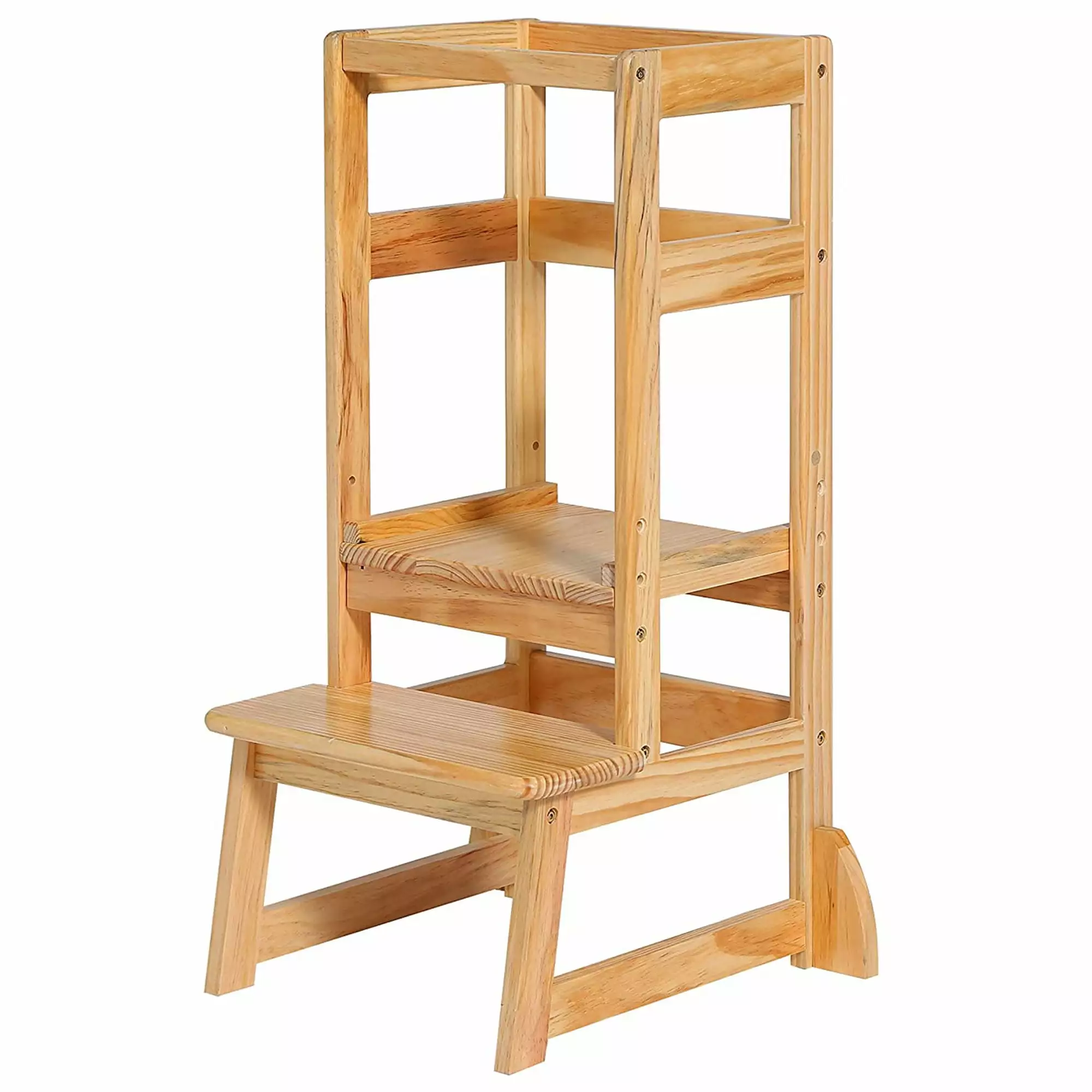 Open Box SDADI LT05N Mother's Helper Adjustable Height Kids Kitchen Step Stool Toddlers