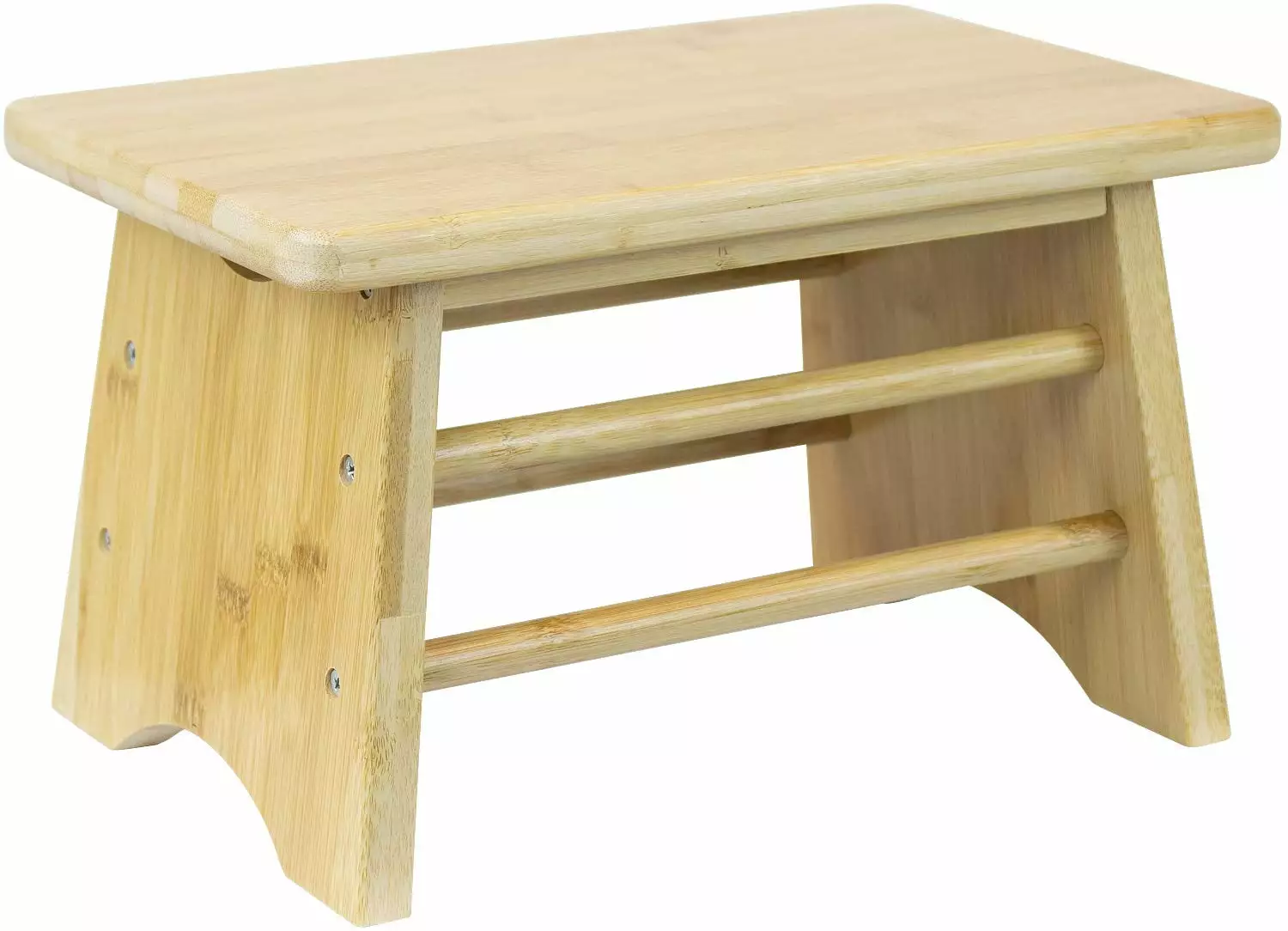Sorbus Bamboo Step Stool Kids and Adults Kitchen and Bathroom