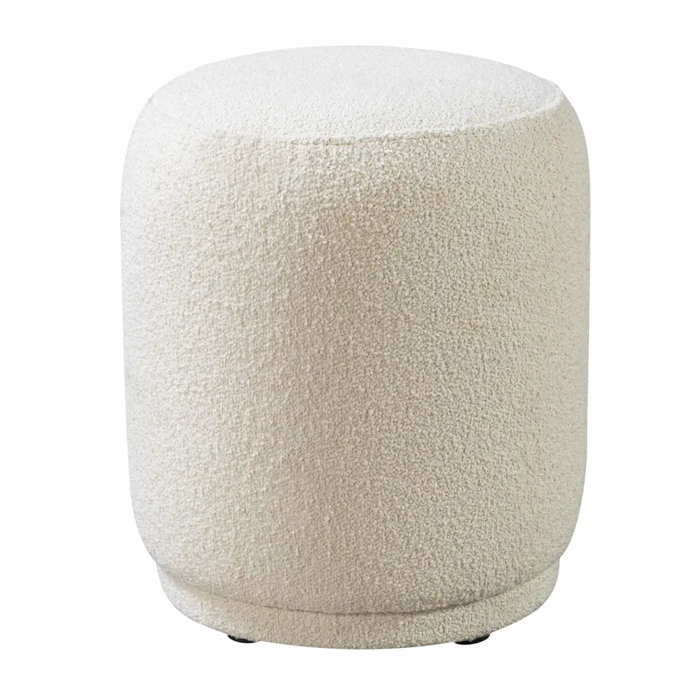 Diamond Contemporary Furniture NV Home Decor Stools CLOEIVORY-STO Compatible Loveseat