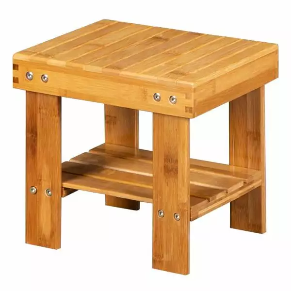 Children Bench Stool Bamboo Wood Color Kids' Seating and Step Stool ORP Pro