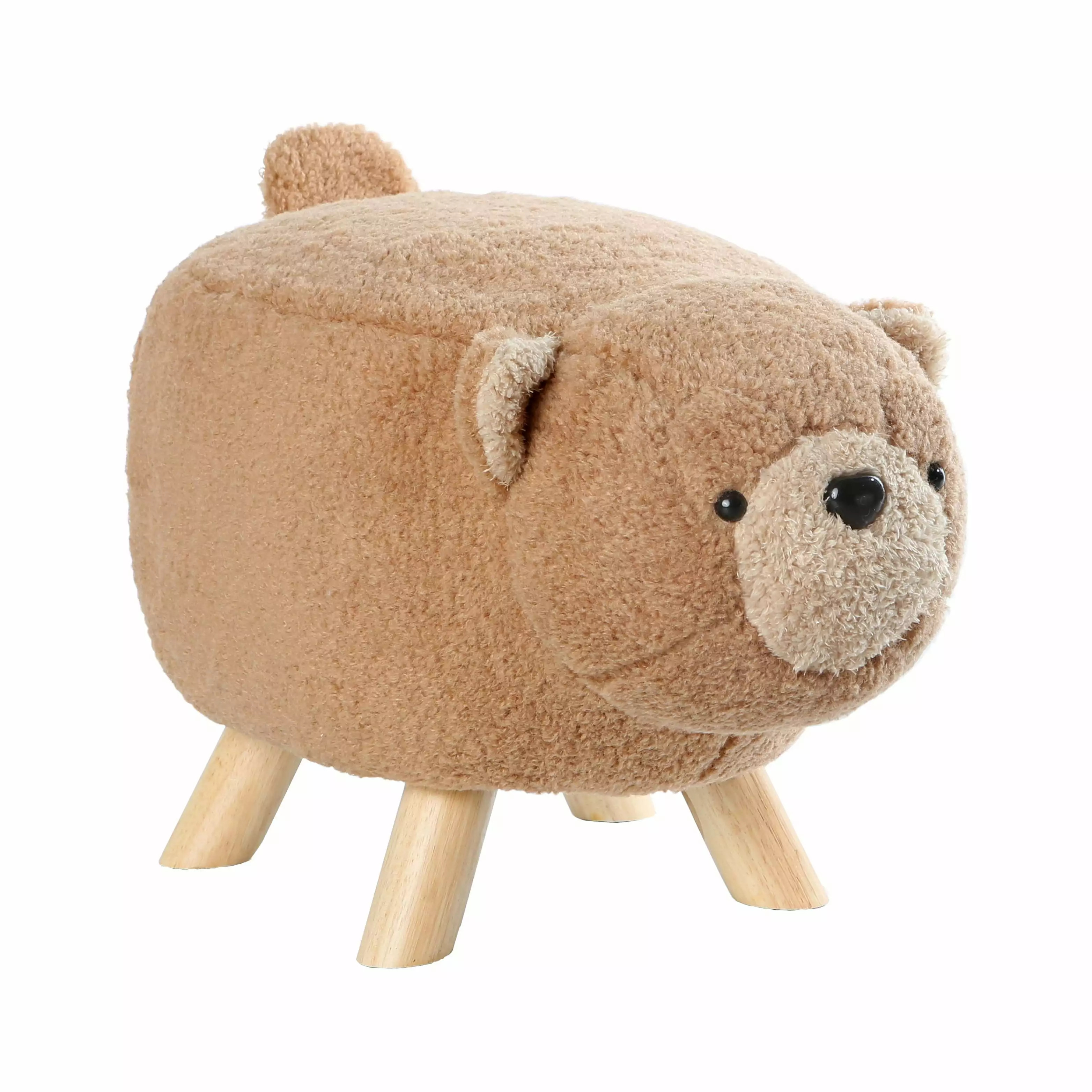 Second Story Home Barry Bear Animal Stool Kids Playroom or Nursery
